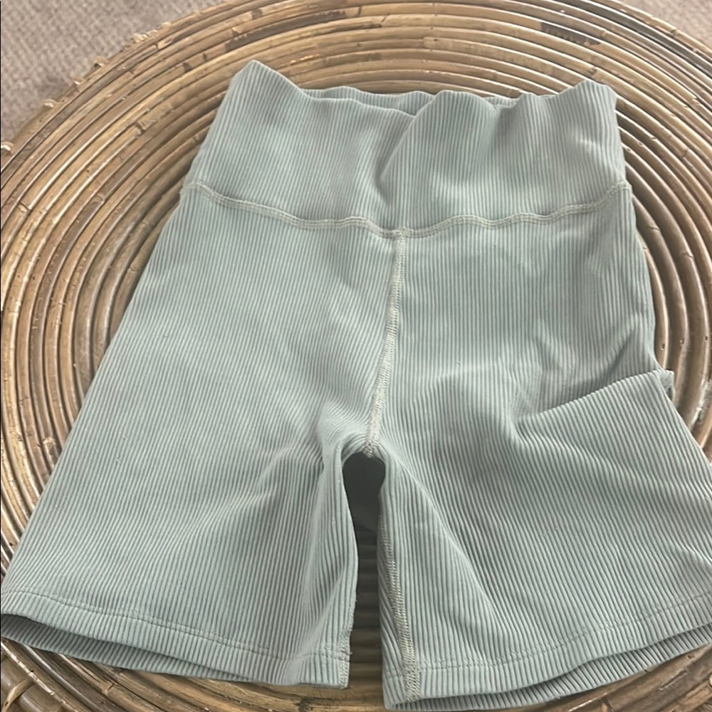 Women's Abercrombie High-Waisted Ribbed Shorts